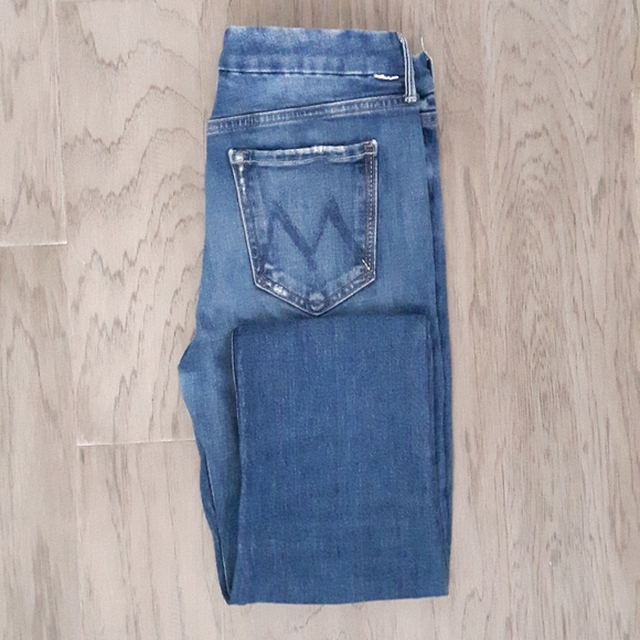 Mother Jeans THE LOOKER Where Is My Mind Distressed Wash Women 28 - Picture 13 of 16